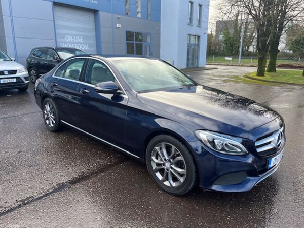 Mercedes-Benz C-Class Saloon, Petrol, 2017, Blue