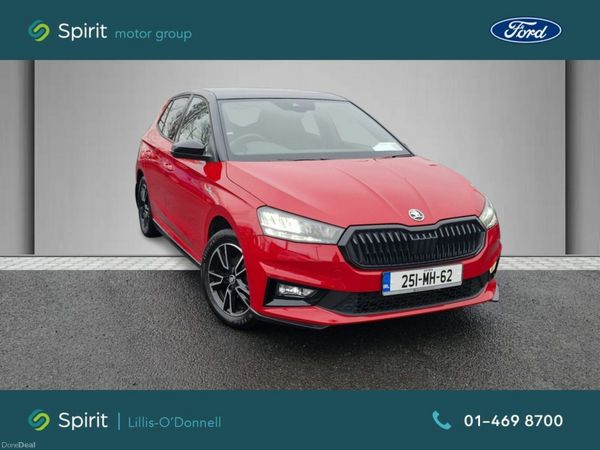 Skoda Fabia Hatchback, Petrol, 2025, Red