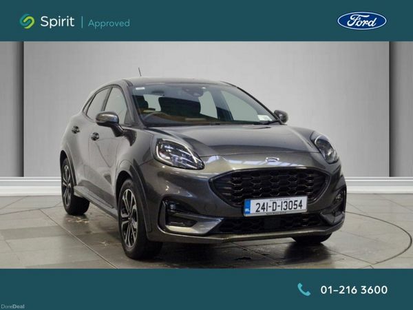 Ford Puma Hatchback, Petrol Hybrid, 2024, Grey