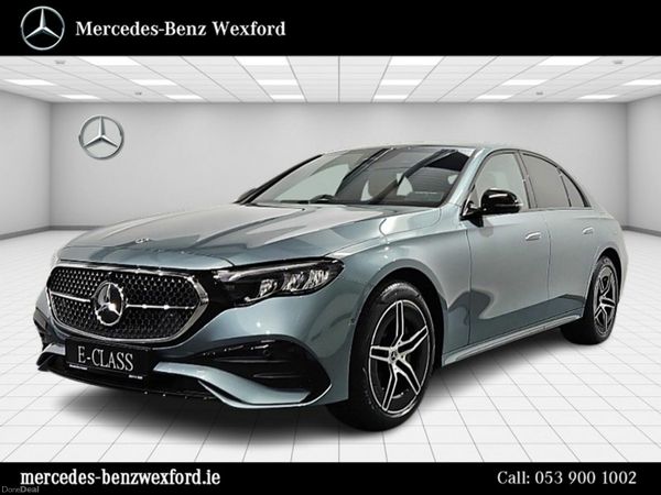 Mercedes-Benz E-Class Saloon, Diesel Plug-in Hybrid, 2026, Green