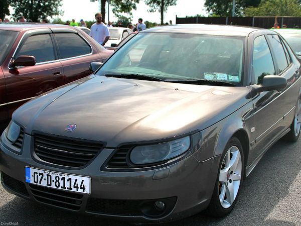 Saab 9-5 Saloon, Ethanol Petrol, 2007, Brown