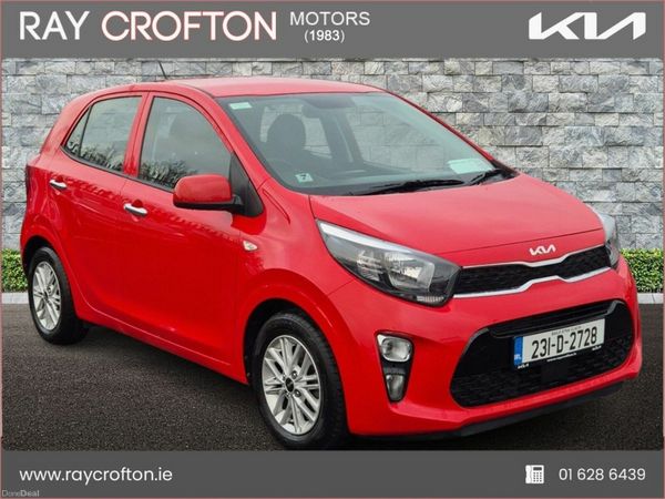 Kia Picanto Hatchback, Petrol, 2023, Red