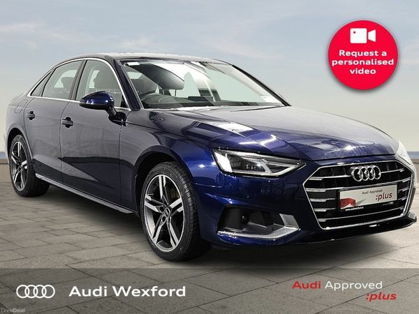 Audi A4 Saloon, Diesel, 2024, Blue