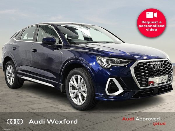 Audi Q3 SUV, Petrol Plug-in Hybrid, 2024, Blue