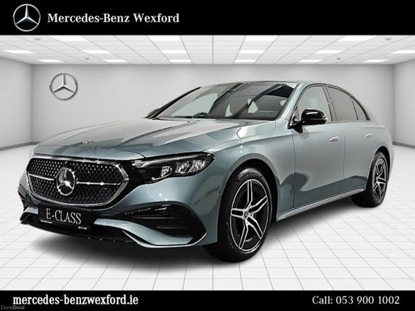 Mercedes-Benz E-Class Saloon, Diesel Plug-in Hybrid, 2026, Green