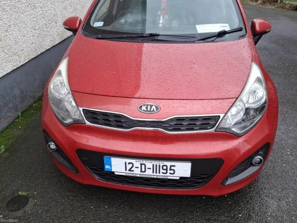 Kia Rio Hatchback, Petrol, 2012, Red
