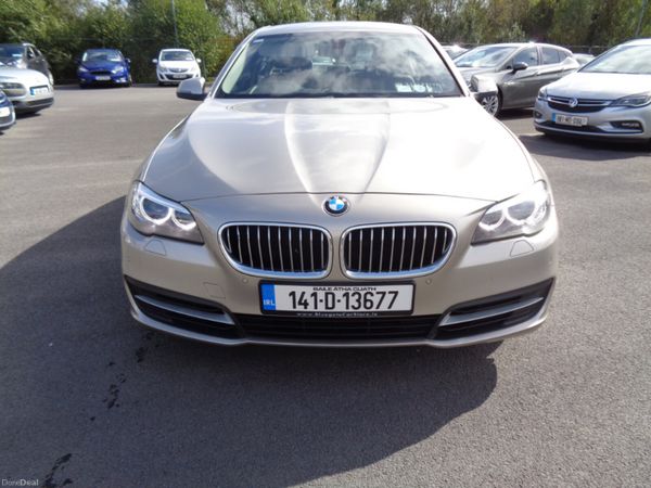 BMW 5-Series Saloon, Diesel, 2014, Gold