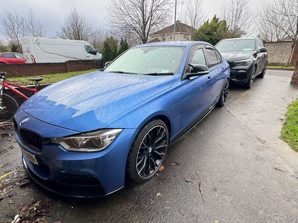 BMW 3-Series Saloon, Petrol Plug-in Hybrid, 2016, Blue