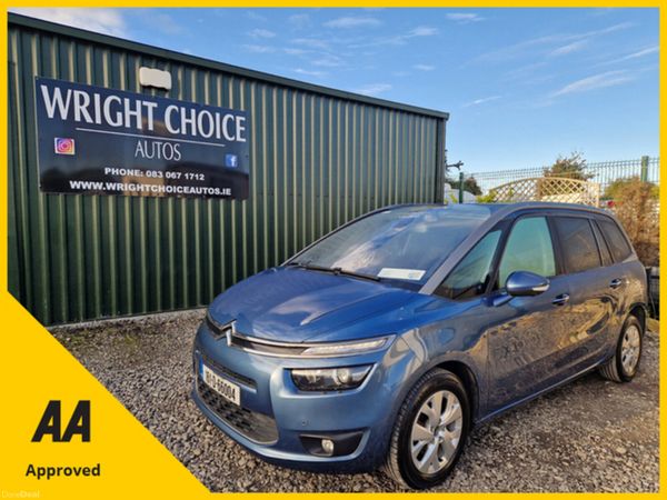 Citroen Grand C4 Picasso MPV, Petrol, 2016, Blue