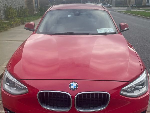 BMW 1-Series Hatchback, Petrol, 2014, Red