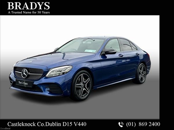 Mercedes-Benz C-Class Saloon, Petrol, 2020, Blue