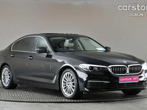 BMW 5-Series Saloon, Petrol Plug-in Hybrid, 2017, Black