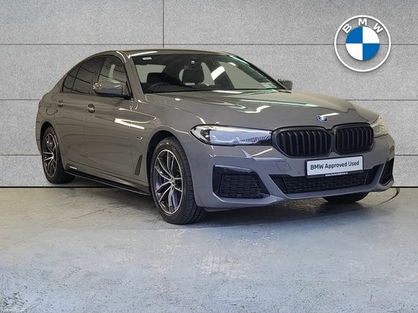 BMW 5-Series Saloon, Petrol Plug-in Hybrid, 2022, Grey
