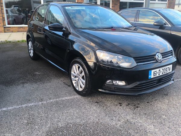 Volkswagen Polo Hatchback, Petrol, 2016, Black