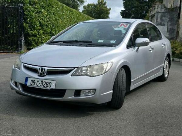 Honda Civic Saloon, Petrol Hybrid, 2009, Silver