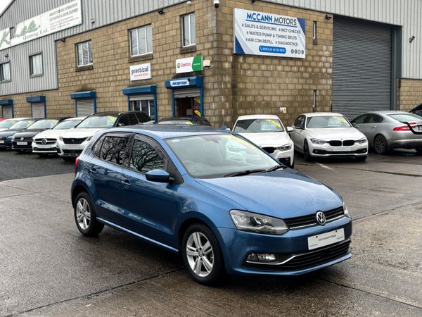 Volkswagen Polo Hatchback, Petrol, 2017, Blue