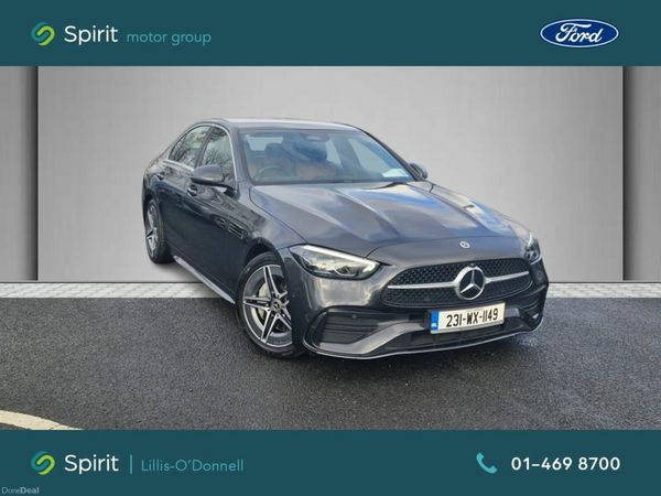 Mercedes-Benz C-Class Saloon, Diesel Hybrid, 2023, Grey