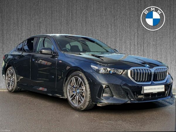 BMW 5-Series Saloon, Petrol Plug-in Hybrid, 2025, Black
