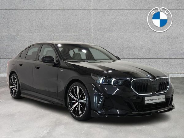 BMW 5-Series Saloon, Petrol Plug-in Hybrid, 2025, Black