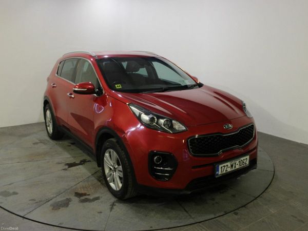 Kia Sportage SUV, Diesel, 2017, Red