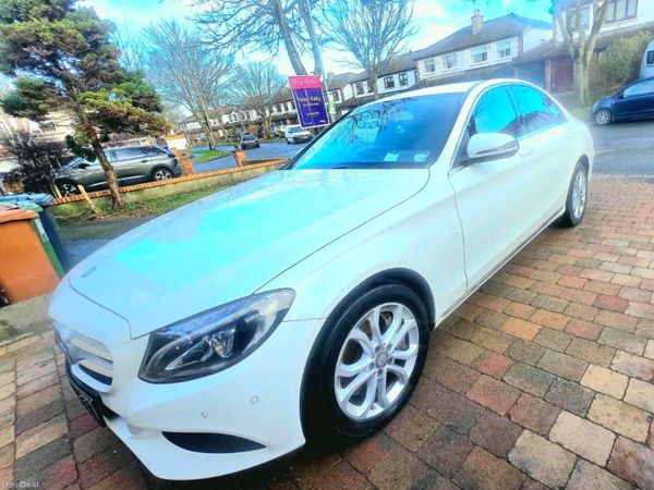 Mercedes-Benz C-Class Saloon, Petrol Plug-in Hybrid, 2016, White