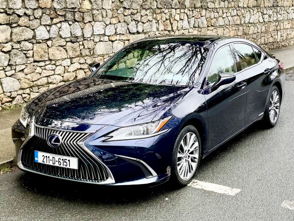 Lexus ES Saloon, Petrol Hybrid, 2021, Blue