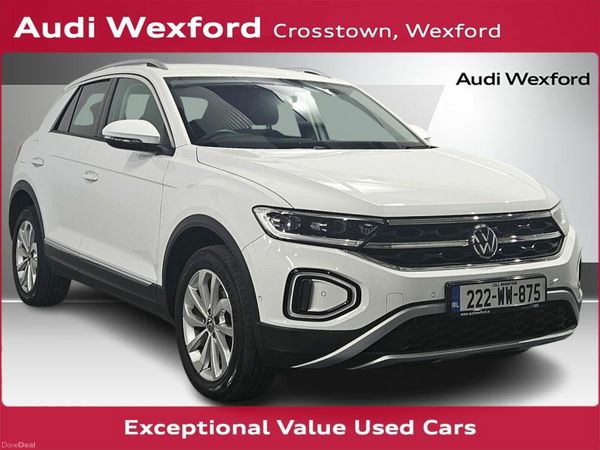 Volkswagen T-Roc SUV, Petrol, 2022, White