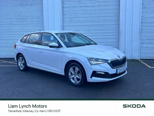 Skoda Scala Hatchback, Petrol, 2023, White
