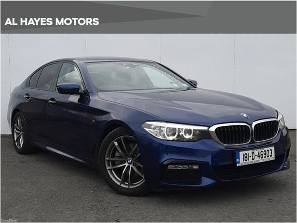 BMW 5-Series Saloon, Diesel, 2018, Blue