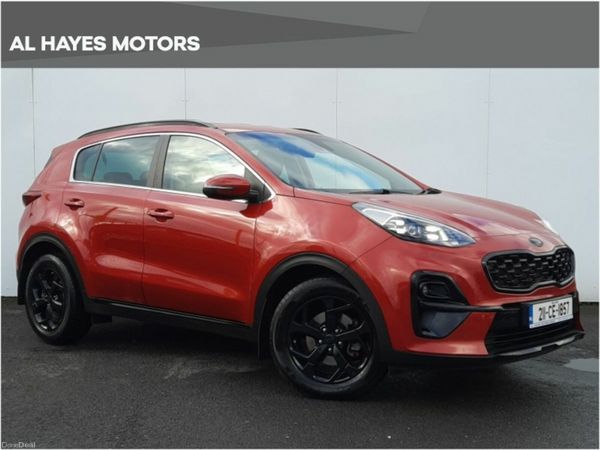 Kia Sportage SUV, Diesel Hybrid, 2021, Red