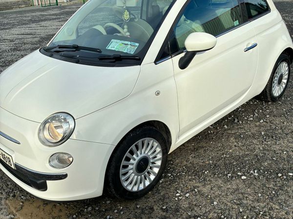 Fiat 500 Hatchback, Petrol, 2013, White
