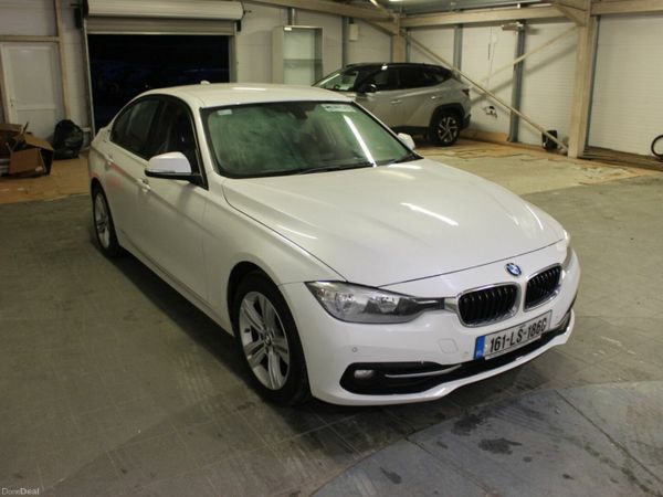 BMW 3-Series Saloon, Petrol Plug-in Hybrid, 2016, White