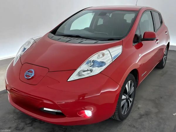Nissan Leaf Hatchback, Electric, 2017, Red