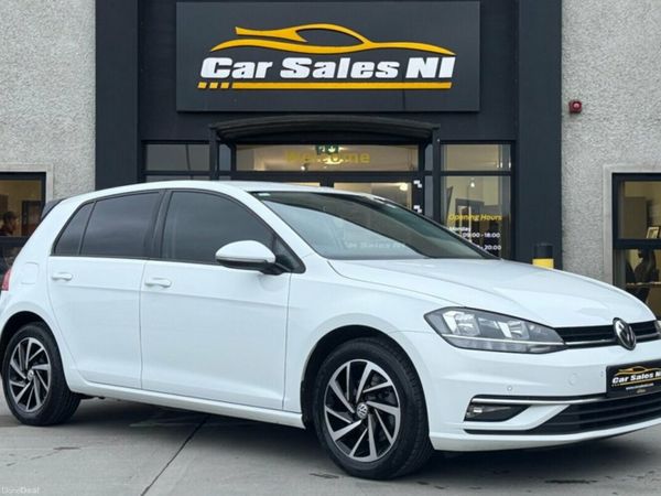 Volkswagen Golf Hatchback, Diesel, 2019, White