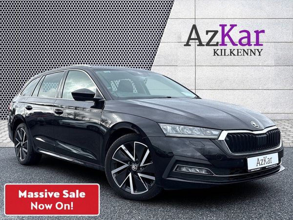 Skoda Octavia Estate, Petrol Plug-in Hybrid, 2021, Black