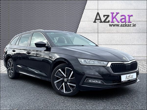 Skoda Octavia Estate, Petrol Plug-in Hybrid, 2021, Black