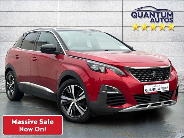 Peugeot 3008 SUV, Diesel, 2017, Red