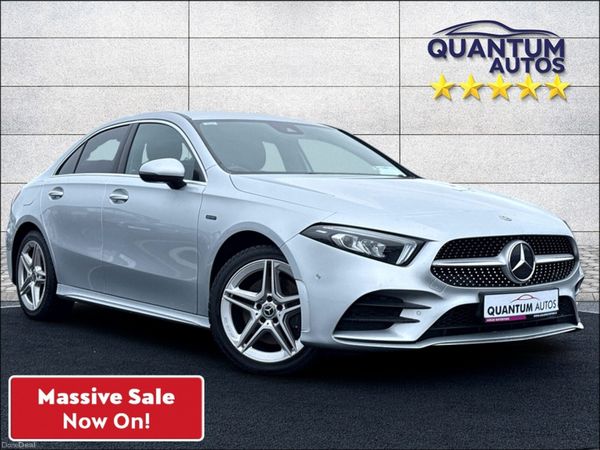 Mercedes-Benz A-Class Saloon, Petrol Plug-in Hybrid, 2020, Silver