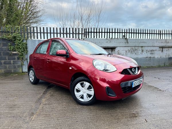 Nissan March Hatchback, Petrol, 2015, Red
