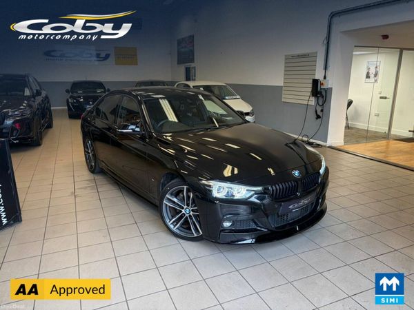 BMW 3-Series Saloon, Petrol Plug-in Hybrid, 2018, Black