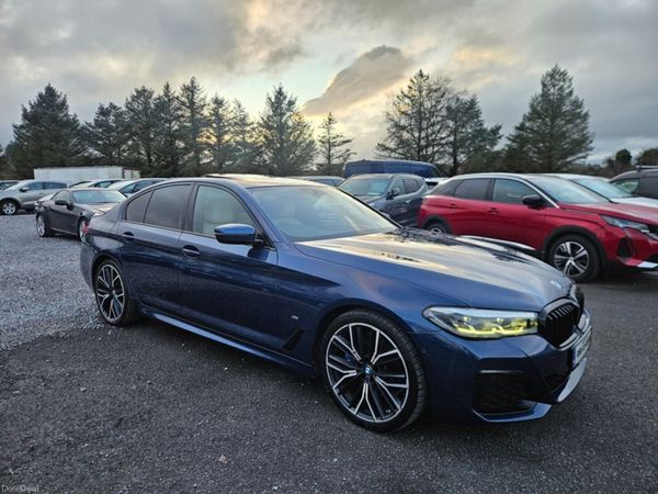 BMW 5-Series Saloon, Diesel, 2022, Blue