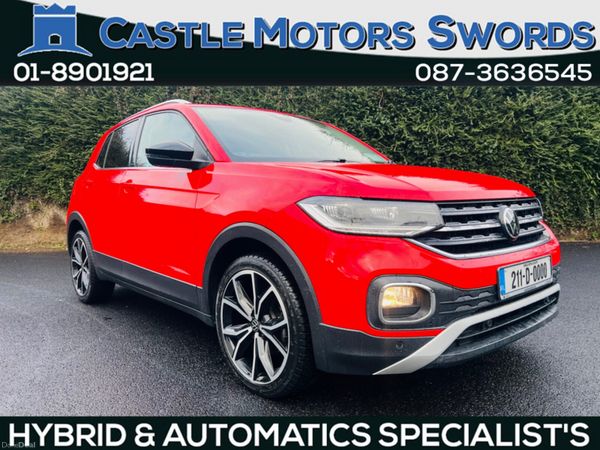 Volkswagen T-Cross SUV, Petrol, 2021, Red
