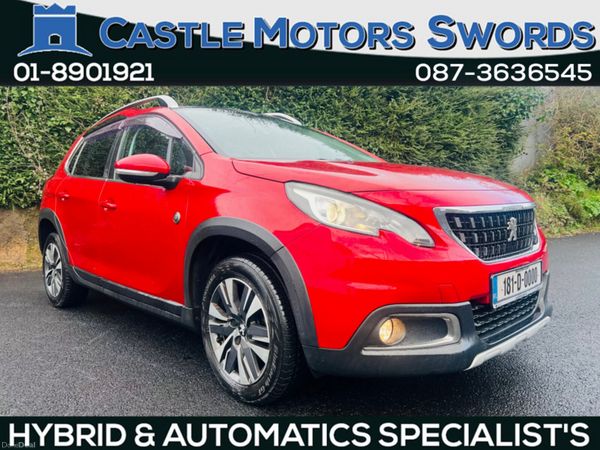 Peugeot 2008 SUV, Petrol, 2018, Red