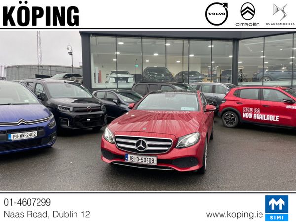 Mercedes-Benz E-Class Saloon, Petrol Plug-in Hybrid, 2018, Red