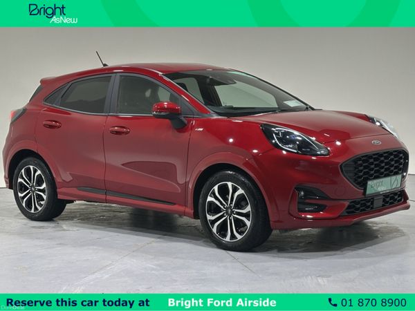 Ford Puma MPV, Petrol Hybrid, 2024, Red