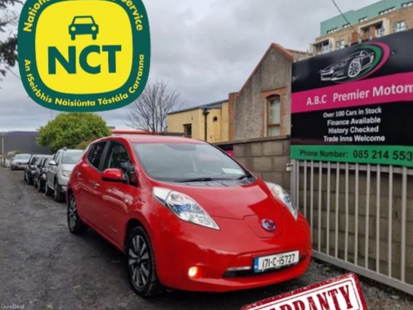 Nissan Leaf Hatchback, Electric, 2017, Red