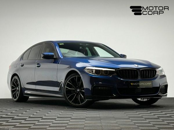 BMW 5-Series Saloon, Petrol Plug-in Hybrid, 2019, Blue
