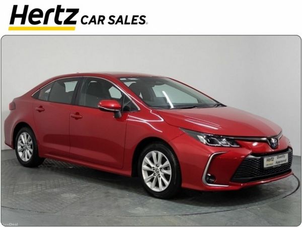 Toyota Corolla Saloon, Petrol Hybrid, 2023, Red