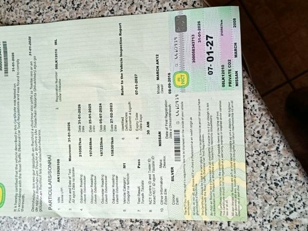 Nissan March Hatchback, Petrol, 2008, Silver