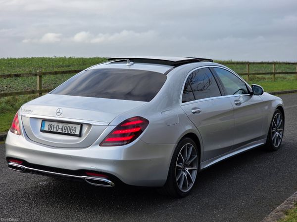 Mercedes-Benz S-Class Saloon, Diesel, 2018, Silver